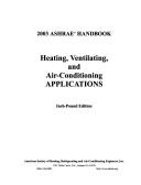 ASHRAE handbook heating, ventilating, and air-conditioning applications