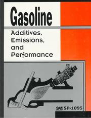 Gasoline additives, emissions, and performance.