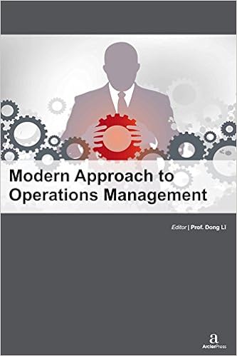 Modern approach to operations management