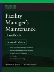 Facility manager's maintenance handbook