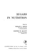 Sugars in nutrition