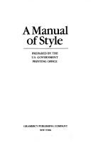 A manual of style a guide to the basics of good writing