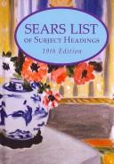 Sears list of subject headings