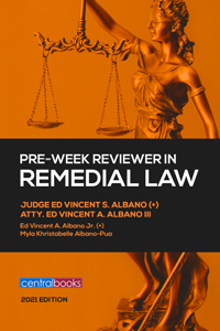Pre-week reviewer in remedial law