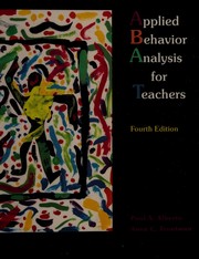 Applied behavior analysis for teachers