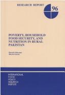 Poverty, household food security, and nutrition in rural Pakistan