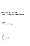 Estrella  Alfon her life  in her  own words