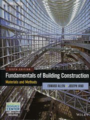 Fundamentals of building construction materials and methods
