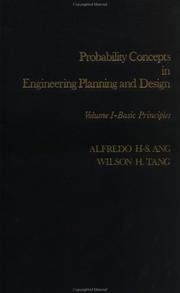 Probability concepts in engineering planning and design