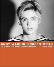 Andy Warhol screen tests the films of Andy Warhol catalogue raisonne