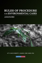 Rules of Procedure for environmental cases annotated