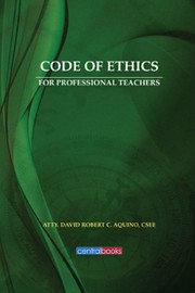 Code of ethics for professional teachers