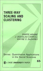 Three-way scaling and clustering