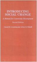 Introducing social change a manual for community development