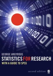 Statistics for research with a guide to SPSS