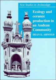 Ecology and ceramic production in an Andean community
