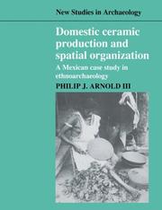 Domestic ceramic production and spatial organization a Mexican case study in ethnoarchaeology