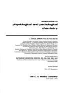 Introduction to physiological and pathological chemistry