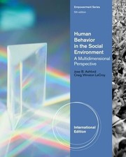 Human behavior in the social environment a multidimensional perspective