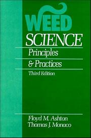 Weed science principles and practices