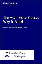 The Aceh peace process why it failed
