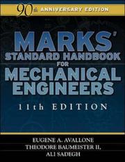 Marks' standard handbook for mechanical engineers.
