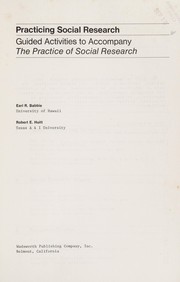 The practice of social research