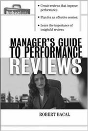 Managers guide to performance reviews