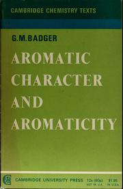 Aromatic character and aromaticity