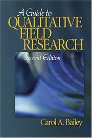 A guide to qualitative field research