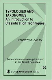 Typologies and taxonomies an introduction to classification techniques