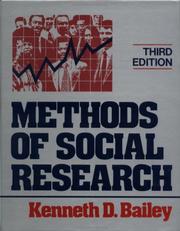 Methods of social research
