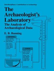 The archaeologist's laboratory the analysis of archaeological data