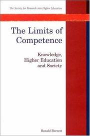 The limits of competence knowledge, higher education, and society