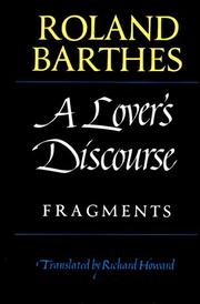 A lover's discourse fragments