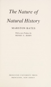 The nature of natural history