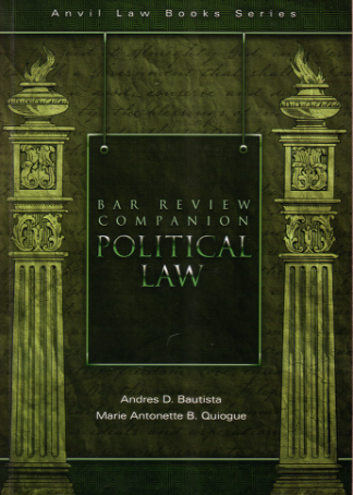 Bar review companion political law