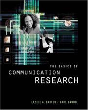 The basics of communication research
