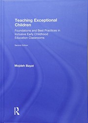 Teaching exceptional children foundations and best practices in inclusive early childhood education classrooms