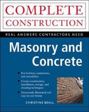 Masonry and concrete