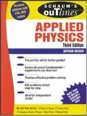 Schaum's outline of theory and problems of applied physics