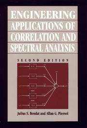 Engineering applications of correlation and spectral analysis