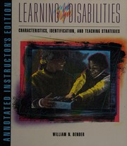 Learning disabilities characteristics, identification, and teaching strategies