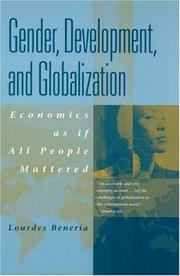 Gender, development, and globalization economics as if all people mattered
