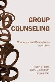 Group counseling concepts and procedures