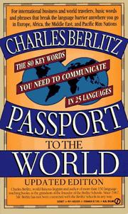 Passport to the world the 80 key words you need to communicate in 25 languages