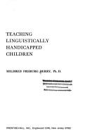 Teaching linguistically handicapped children