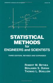 Statistical methods for engineers and scientists