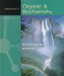 Introduction to organic and biochemistry.