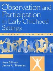 Observation and participation in early childhood settings a practicum guide